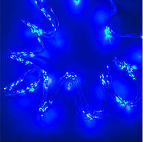 Гірлянда роса Кінський хвіст, 10 ниток по 3м, 300 LED, від USB, 8 режимів, фото 3