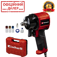 Гайковерт пневматический Einhell TC-PW 610 Compact (610 Нм, 9000 об/мин, 8 бар, кейс) Пневмогайковерт