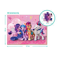 Детские Пазлы My Little Pony "Новые подружки" DoDo 30 элементов Nestore Дитячі Пазли My Little Pony "Нові