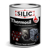 Краска термостойкая кремнийполимерная для печей и каминов Silic Thermosil-800 золото