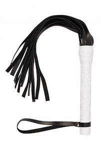 Флогер VIP Leather Flogger, White шкіра