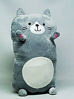Мягкая игрушка Shantou Котик серый 45 см K15316-1