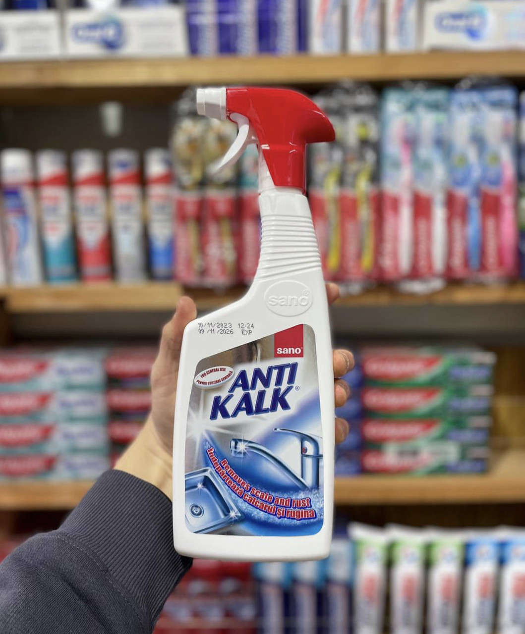 Засіб для видалення вапняного нальоту Sano Anti Kalk 750мл, фото 1