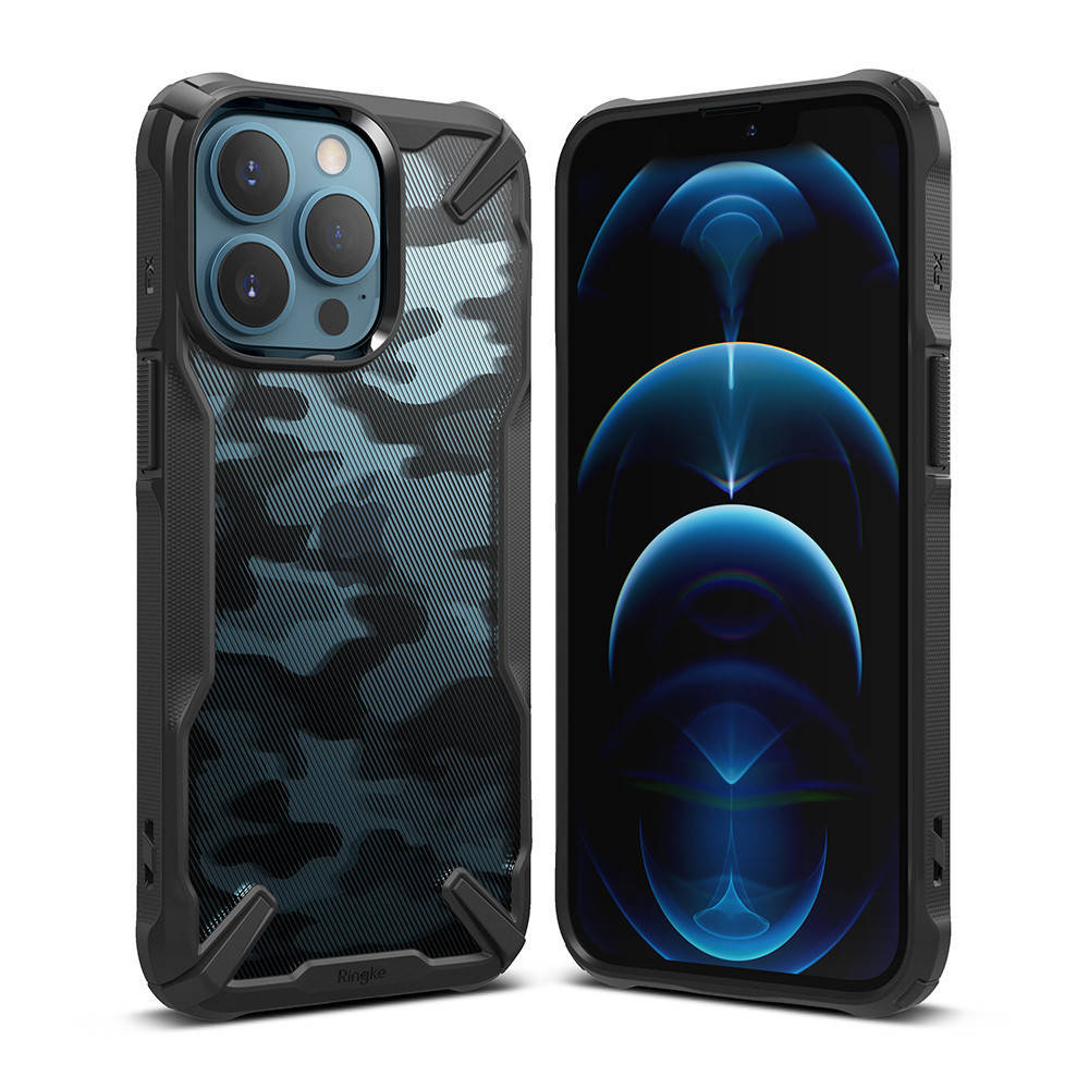 

Чехол Fusion X для iPhone 13 Pro Max Camo Black (FX555E73), Черный