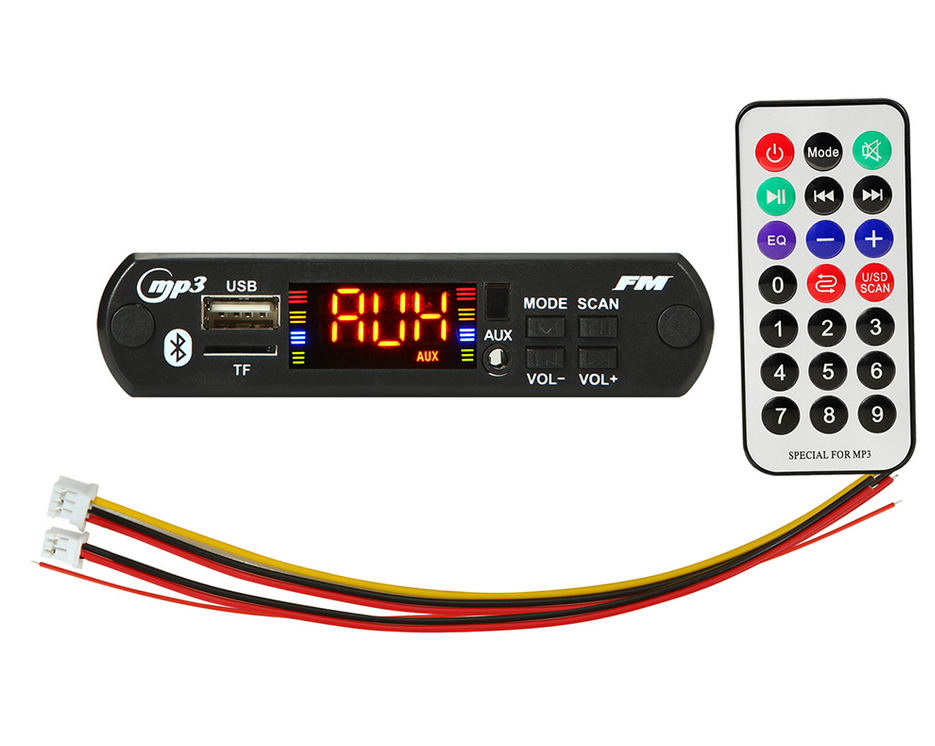 

Bluetooth плеєр 5V-15V Модуль FLACK MP3 МП3 декодер USB/SD/FM player