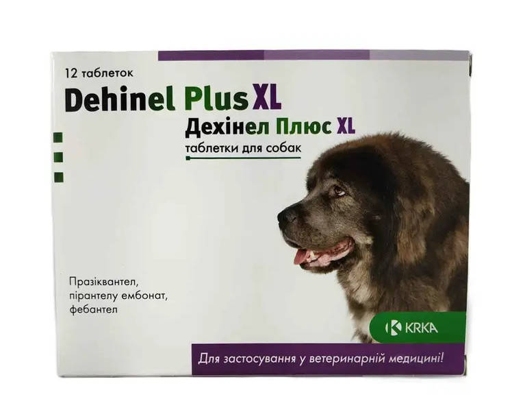 

Дехінел Плюс XL (Dehinel Plus XL) 1 таблетка на 35кг