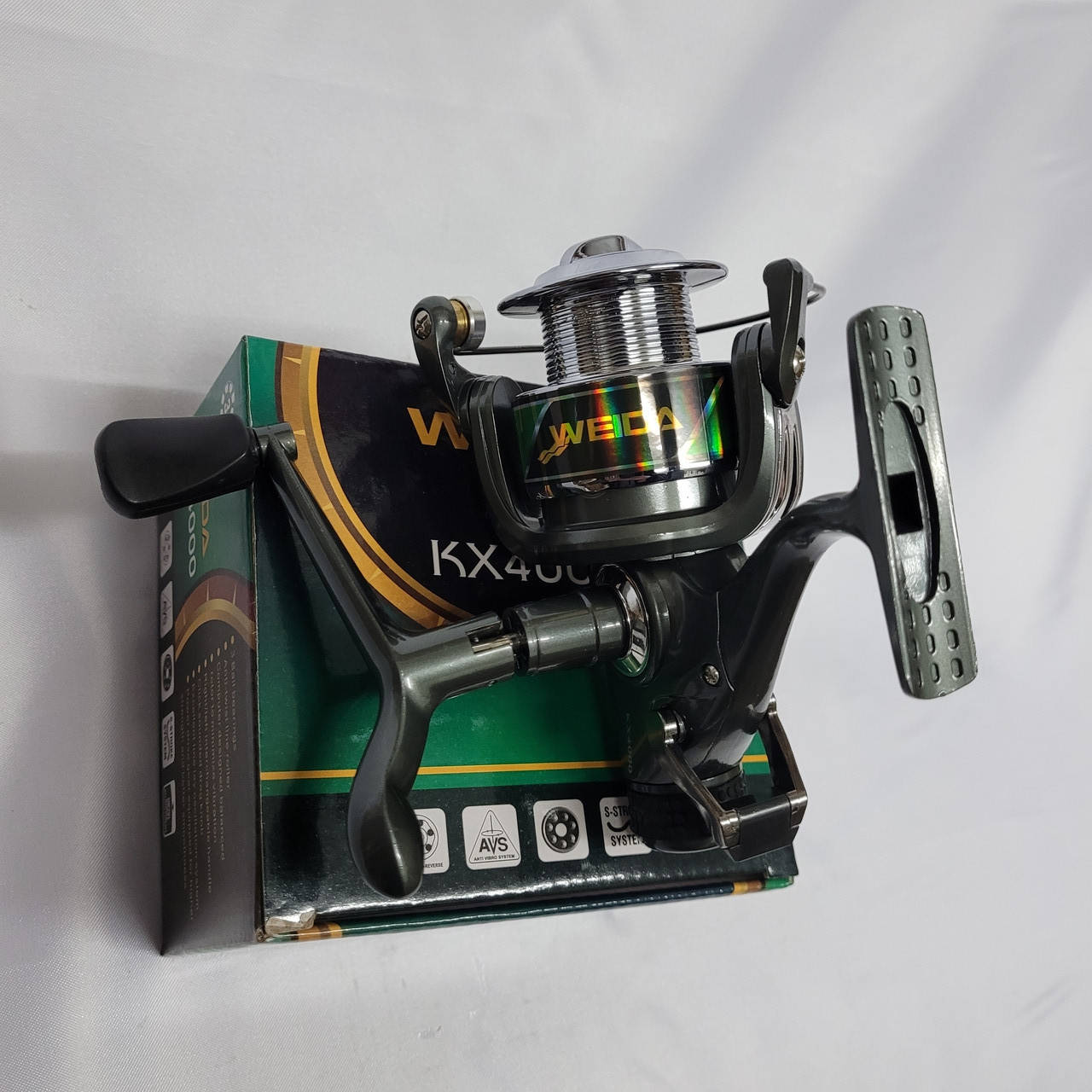 

Kатушка карповая Weida (Kaida) KX 4000 ( бейтранер, передний, задний, фрикцион 3 BB)
