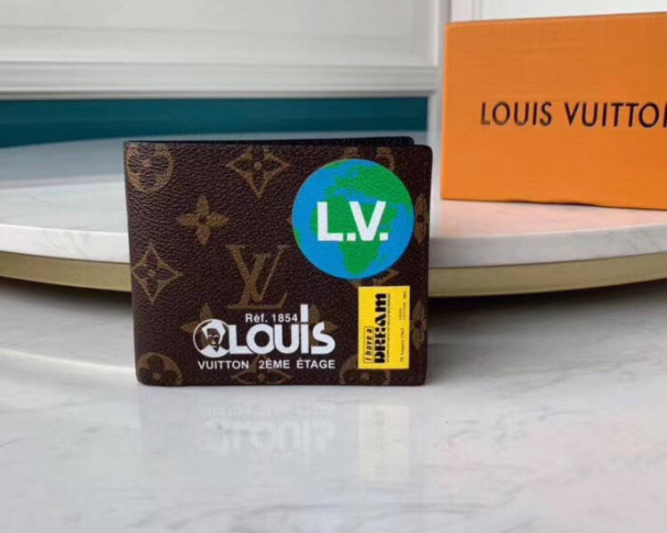 

Мужское портмоне LV (61918) подарочная упаковка, Коричневый