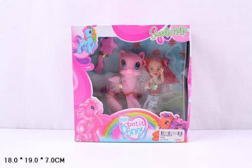 

Лялька з поні 10см 810D, аксес.кор.18 * 7 * 19 Ш.К. / 120 /