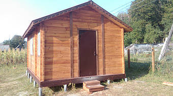 Деревянный дом из профилированного бруса для Вашего дачного участка или базы отдыха 1