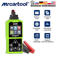 Тестер автомобильных аккумуляторов MR CARTOOL B200 12-24 V (rus меню) Battery Tester