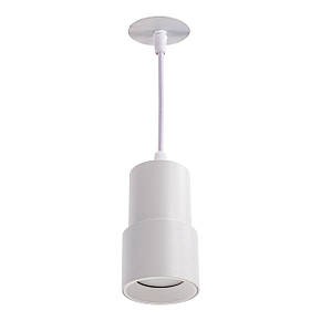 Підвісний світильник білого кольору на один плафон під лампу MR16 GU5.3 Sirius PRD 4630-P, фото 2