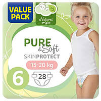 Підгузки Kruidvat pure&soft Нідерланди 6 (15-20кг) 28шт