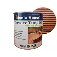 Масло террасное Bionic House Terrace Tung oil с тунговым маслом Миндаль