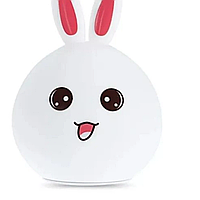 Детский светильник ночник аккумуляторный силиконовый LED Rabbit Soft Touch "Зайчик"