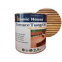 Масло террасное Bionic House Terrace Tung oil с тунговым маслом Сосна