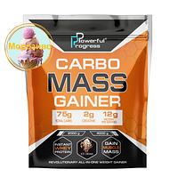 Гейнер для набора веса высокоуглеводный Powerful Progress Mass Gainer 4 кг со вкусом мороженого