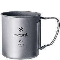 Термокружка Snow Peak MG-053R Ti-Double 450 Mug 450ml