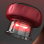 Вакуумний масажер для тіла з інтенсивним зігріванням, від мережі, Червоний / Антицелюлітний масажер для тіла, фото 6