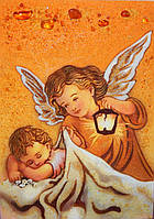 Картина из янтаря Ангелочки
