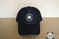 Спортивная кепка Converse, Конверс, тракер, летняя кепка, унисекс, черного цвета,
