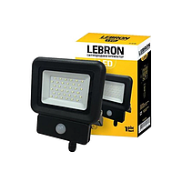 Прожектор Lebron LF-30S 30W 6500K 2400LM 230V IP65 с датчиком движения