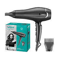 Профессиональный фен для волос VGR V-450 холодный и горячий воздух с концентратором 2400W