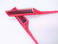 Расческа профессиональная для начёса с хвостиком YB1-150 Pink