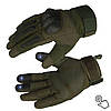 Зимові тактичні рукавиці, модель К8 олива, теплі на флісі, є ОПТ, фото 5