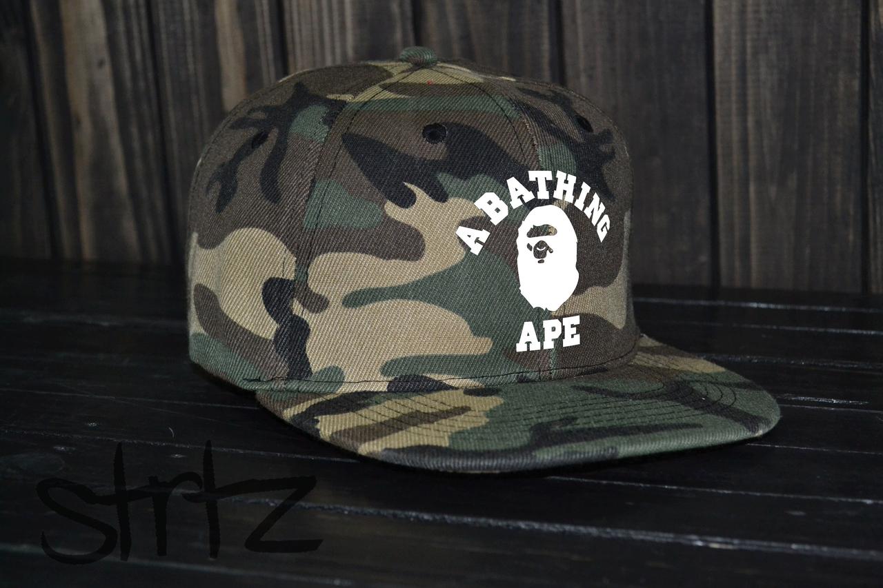 Кепка с прямым козырьком (Бейп) Bape, на каждый день (ID#2045252489 ...