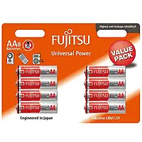 Лужна батарейка FUJITSU Alkaline Universal Power АА/LR06 8шт/уп blister