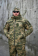 Куртка зимняя мембранная пиксель ВСУ на Omni-Heat