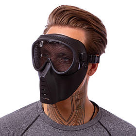 Захисна маска для пейнтболу Zelart TY-5550 чорний