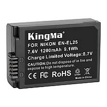 Акумулятор для Nikon EN-EL25 (KingMa) 1200 mAh