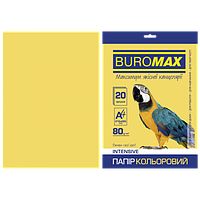 Папір кольоровий А4, 80г/м2, INTENSIV, золотий, 20л.