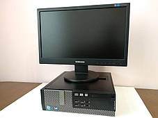 ПК+Монітор Б-клас Dell OptiPlex 7010 SFF/ i5-3470/ 4GB RAM/ 500GB HDD/ HD 2500+Samsung 943SN 18.5" 1366x768, фото 3