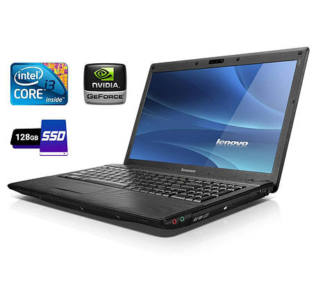 Ноутбук Б-клас Lenovo G560/ 15.6" (1366x768)/ Core i3-380M/ 6 GB RAM/ 128 GB SSD/ GeForce 310M 512MB, фото 1
