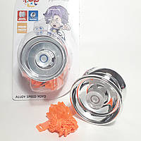 Йо-йо металеве з підшипником, колір срібний YoYo