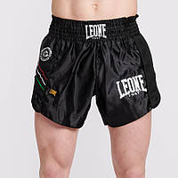 Шорти для тайського боксу Leone Flag Black M