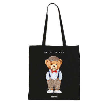 Екошопер BookOpt ВК4057 Teddy Bear (Be Excellent) чорний, фото 1