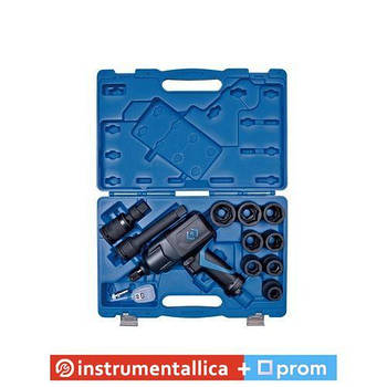 Пневматичний ударний гайковерт 3/4 з набором головок 12 предметів 64801AMP KingTony