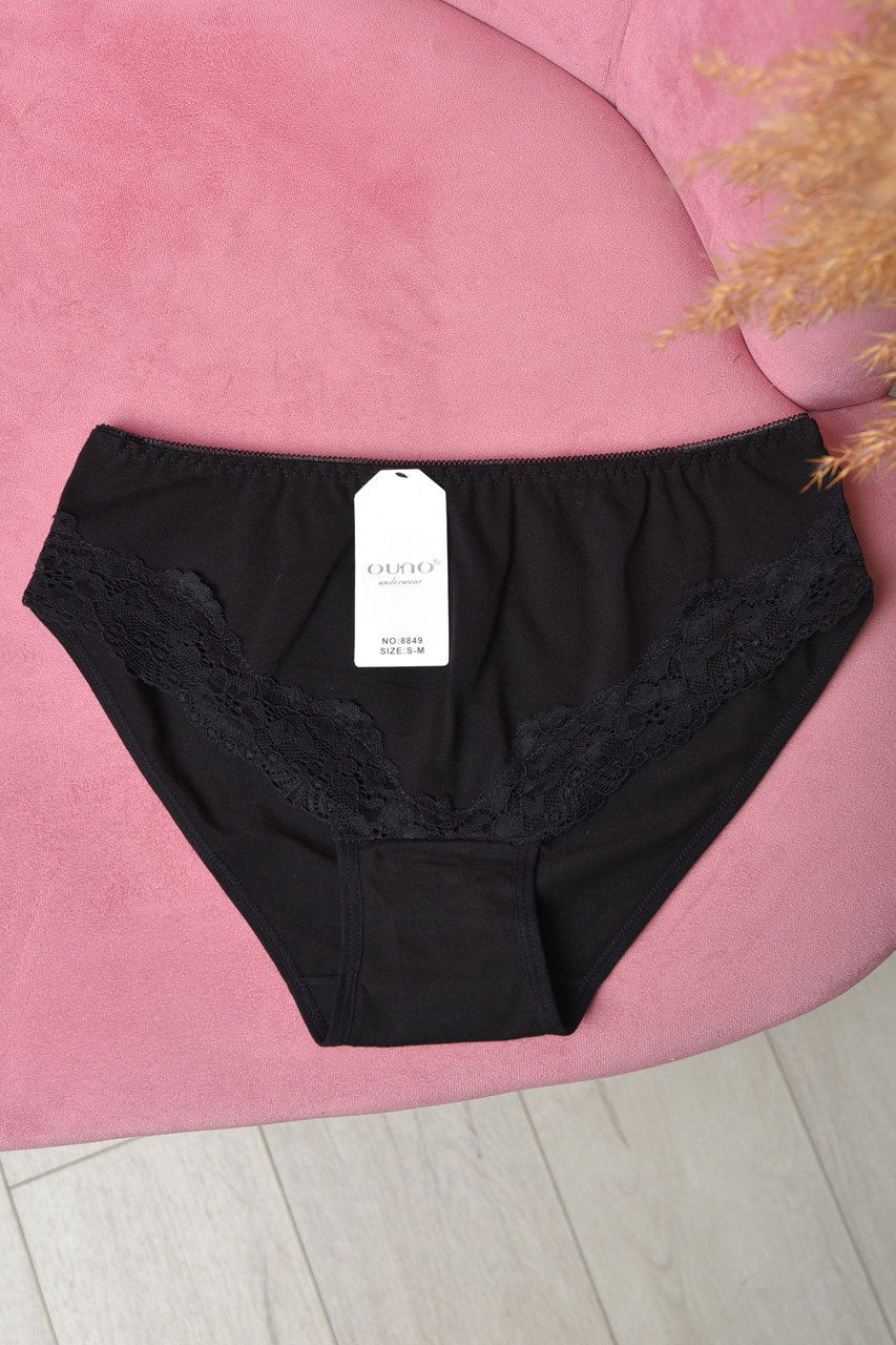 Труси жіночі однотонні чорного кольору р.L/XL 169398S, фото 1