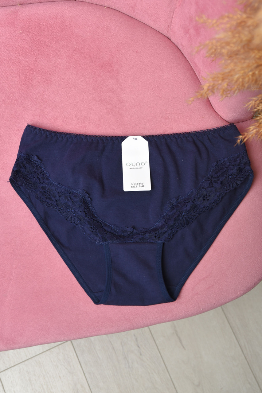 Труси жіночі однотонні синього кольору р.S/M 169401S, фото 1