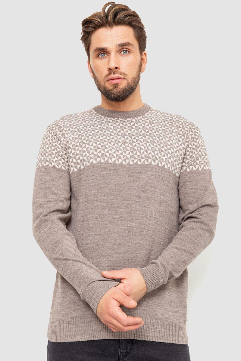Светр чоловічий, колір моко, 161R898, фото 1