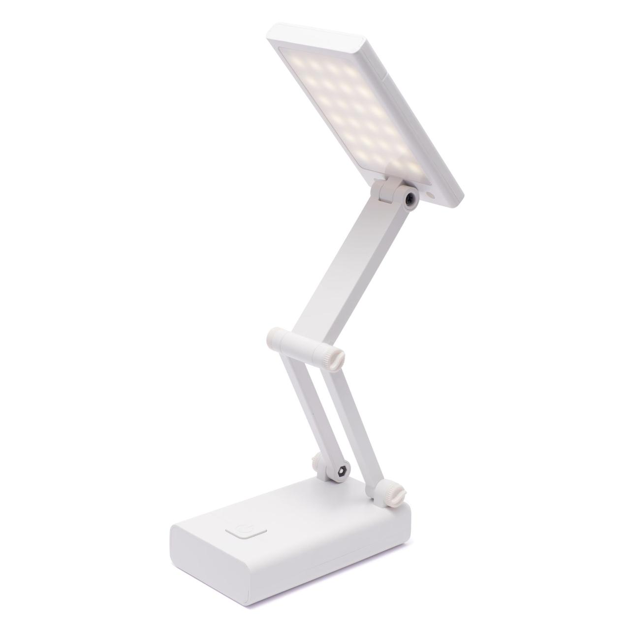 Настільна акумуляторна Led-лампа-трансформер 24 Led DP-6052B з USB-кабелем 5 W, фото 1