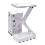 Настільна акумуляторна Led-лампа-трансформер 24 Led DP-6052B з USB-кабелем 5 W, фото 3