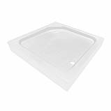 Lidz Душовий піддон KAPIELKA ST90x90х14 низький квадратний, діаметр зливу 52 мм, фото 3