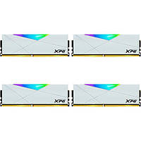 Модуль пам'яті Adata DDR4 64GB (4x16) 3600 MHz XPG Spectrix D50 RGB White (AX4U360016G18I-QCWH50)