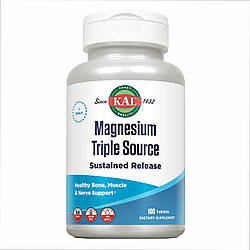 Magnesium Sustained Release Triple Source 500mg - 100 tabs