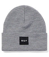 Шапка HUF Essentials Box Logo Beanie Grey Heather